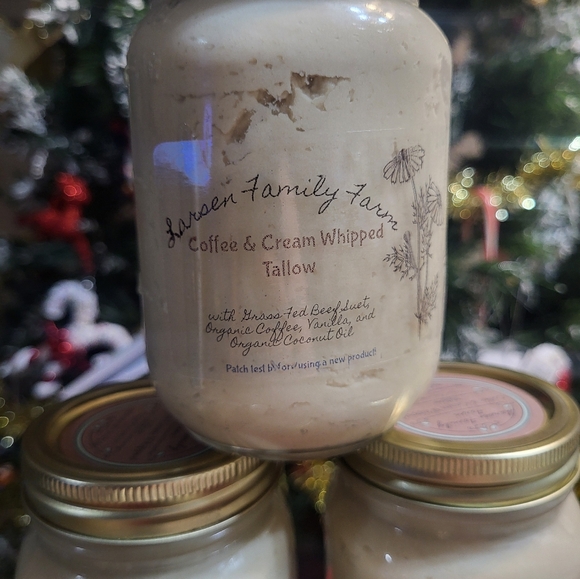 Larsen Family Farm Coffee & Cream Whipped Tallow - Picture 2 of 6